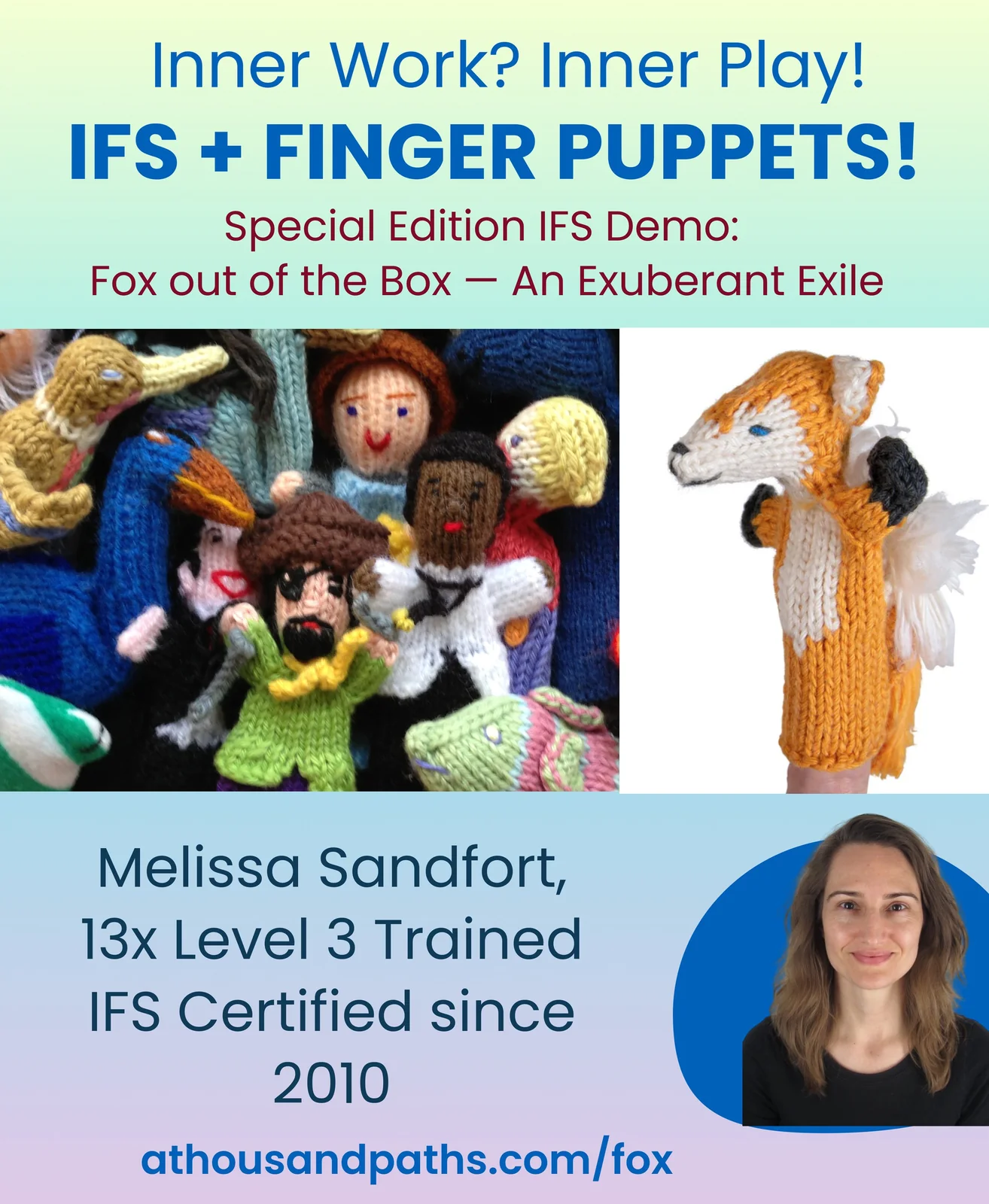 On-demand IFS Demonstration & Finger Puppets Workshop: Fox Out of the Box!